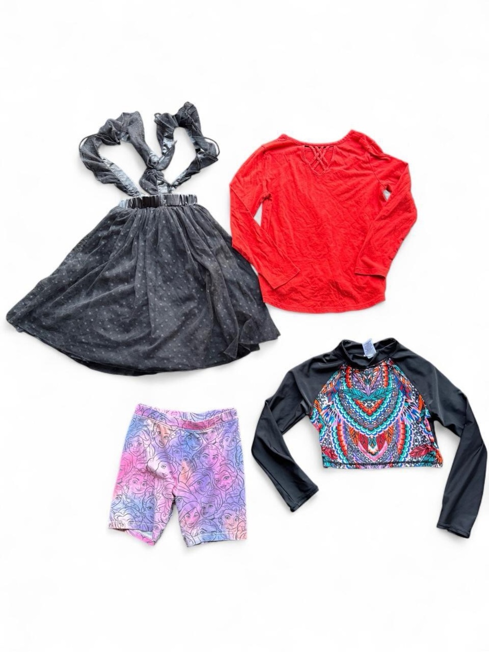 ✨Preppy Dress with Tops and Shorts bundle Size M✨